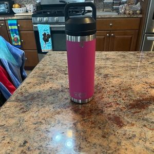 Yeti water bottle prickly pink